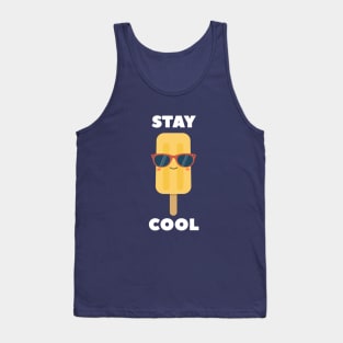 Stay Cool Funny Ice Cream Popsicle T-Shirt Tank Top